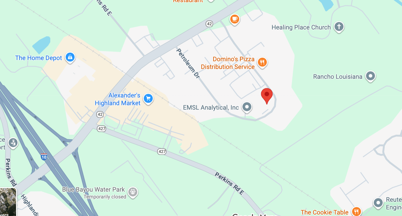 Map location of SRI Telecom in Baton Rouge, LA